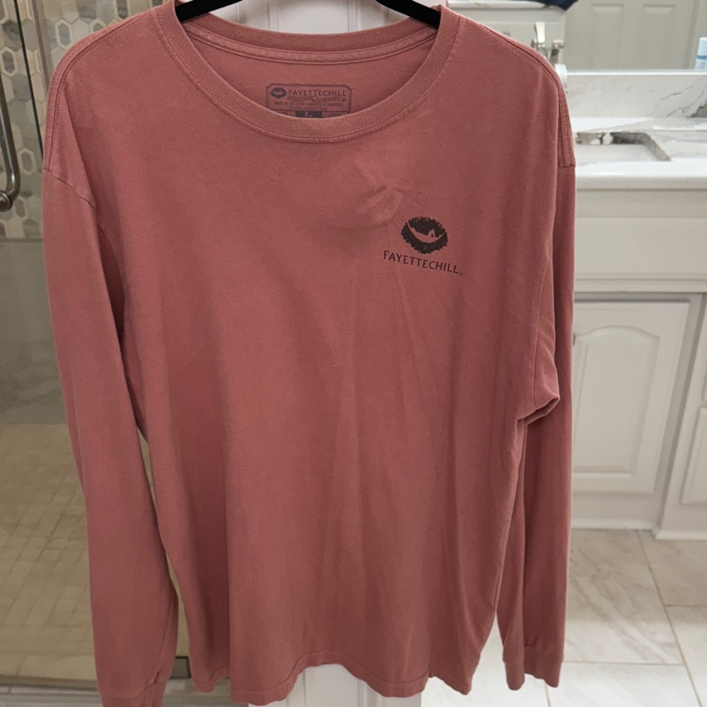 Fayettechill Men's Rose Long Sleeve Tee